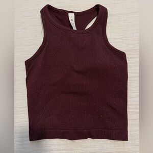 Lululemon ebb to street cropped racerback